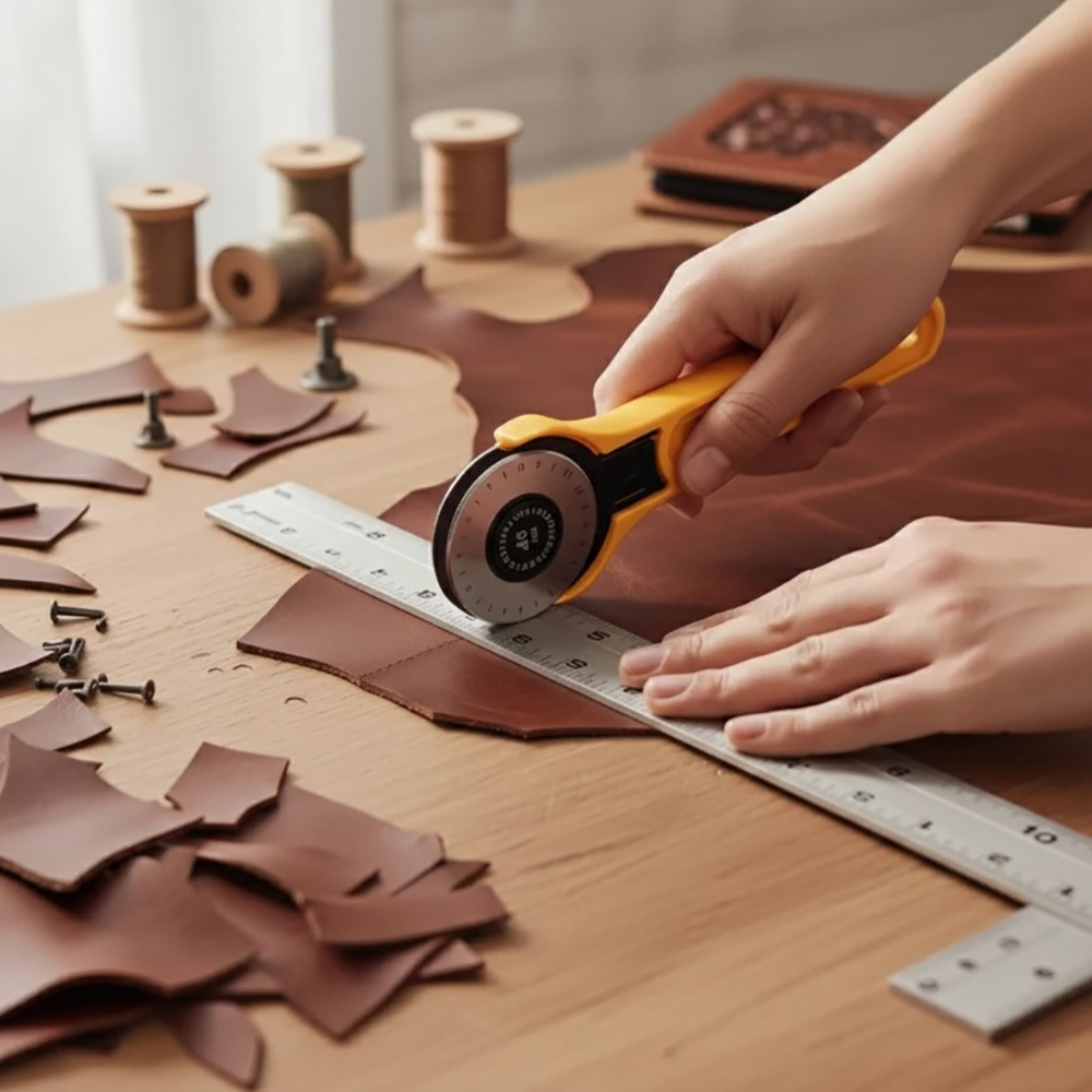 45mm Rotary Fabric Cutter Leat - огляд і ціна Leatherwork Tools