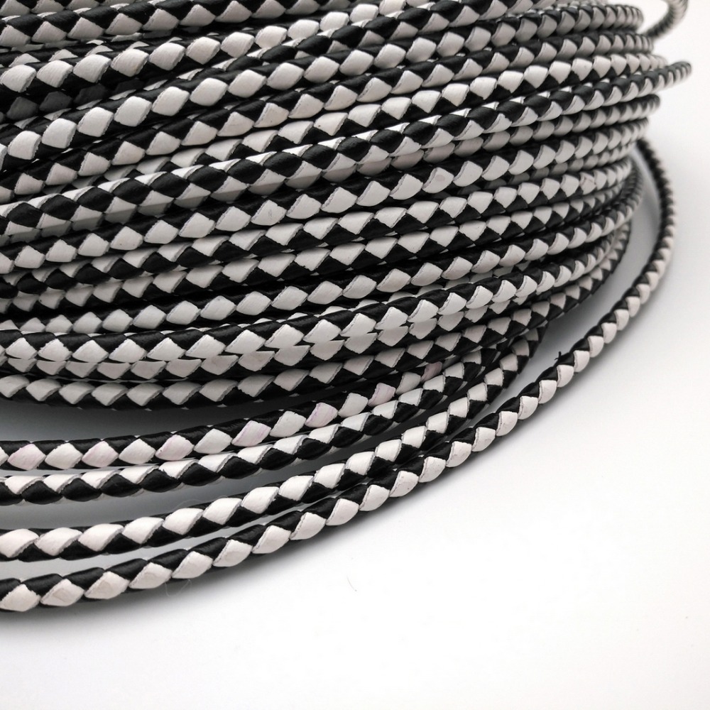 Aaazee 2 Yards 4mm Round Black - огляд і ціна Leatherwork Jewelry