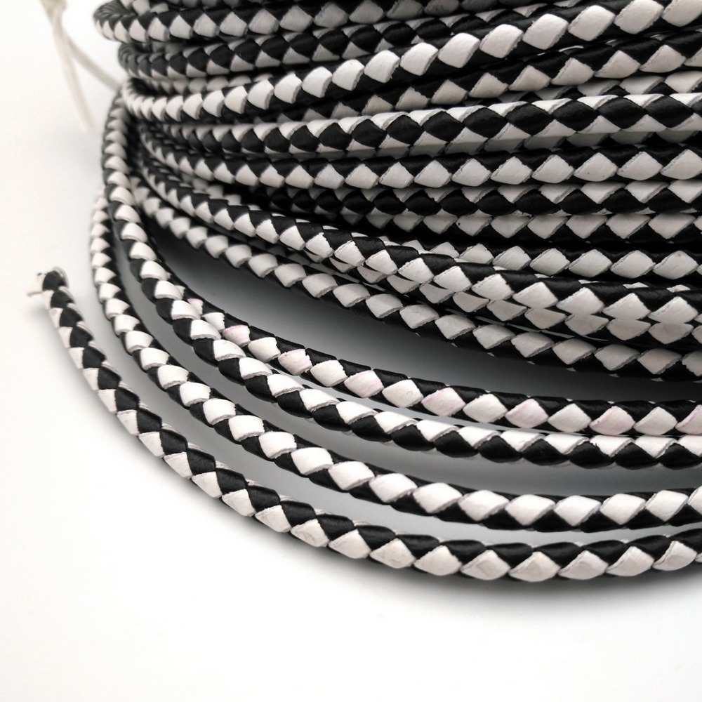 Aaazee 2 Yards 4mm Round Black - огляд і ціна Leatherwork Jewelry