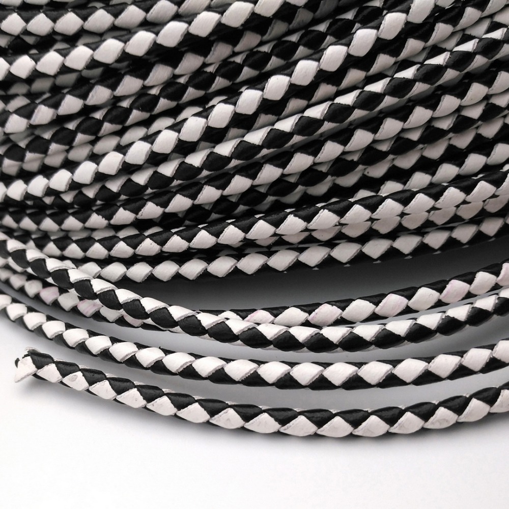Aaazee 2 Yards 4mm Round Black - огляд і ціна Leatherwork Jewelry