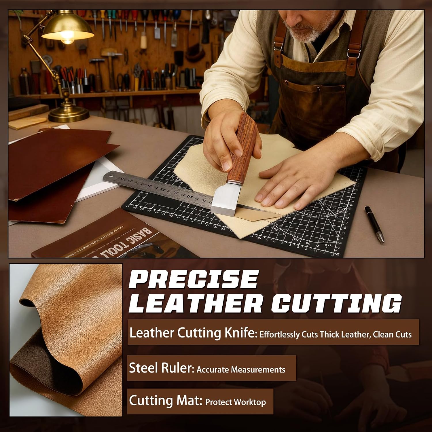 Leather Working Kit, Leather W - огляд і ціна Leatherwork Craft