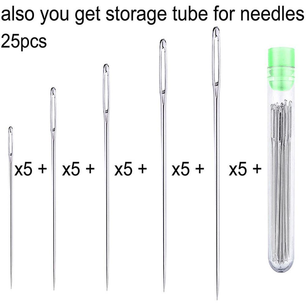 25 Pcs Large Eye Stitching Nee - огляд і ціна Leatherwork Tools
