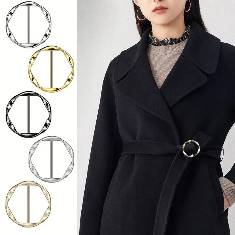 5pcs Fashion Metal Round Circl - огляд і ціна Belt Buckle Blank